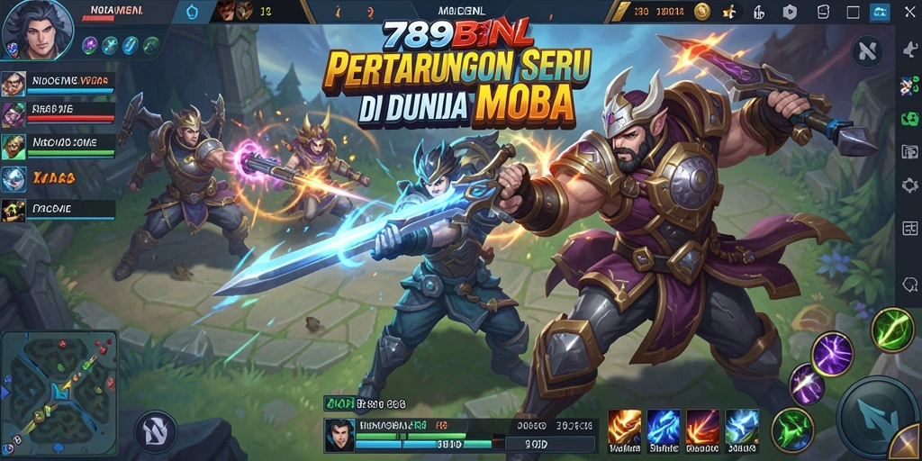 Gameplay seru dengan pertarungan tim yang intens.