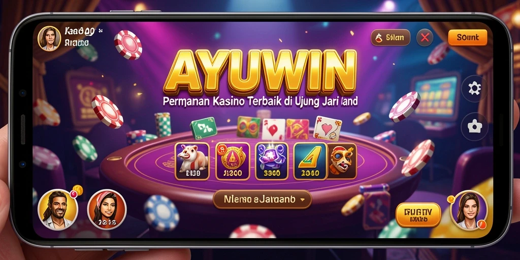 Tampilan seru gameplay AYUWIN dalam pengalaman Kasino.
