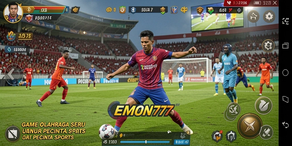 Tampilan game EMON777 yang menarik dengan gameplay yang dinamis.