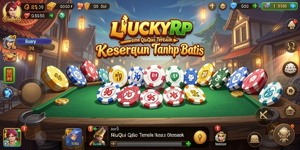 Tampilan gameplay QiuQiu di LUCKYRP yang menarik.