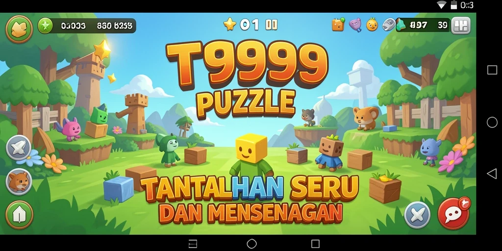 Gameplay menarik dari T9999 dalam tantangan Puzzle.