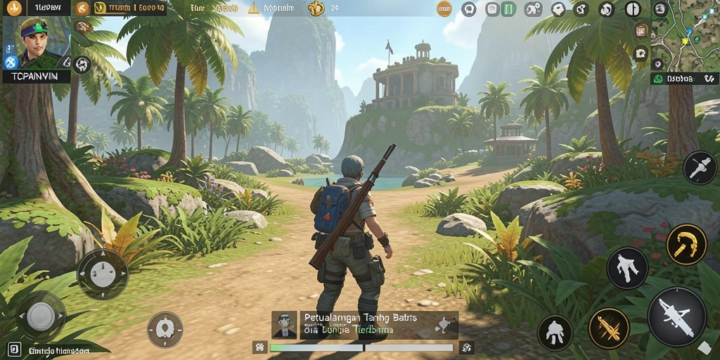 Tampilan gameplay menarik dari dunia terbuka TOPANWIN.