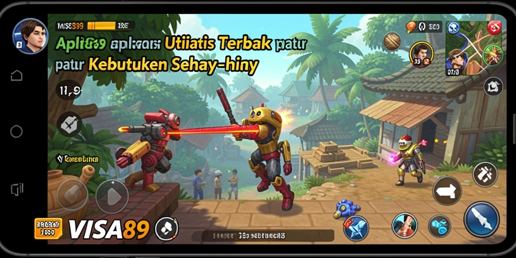 Tampilan utama <strong>VISA89</strong> dengan fitur utilitas yang mudah digunakan.