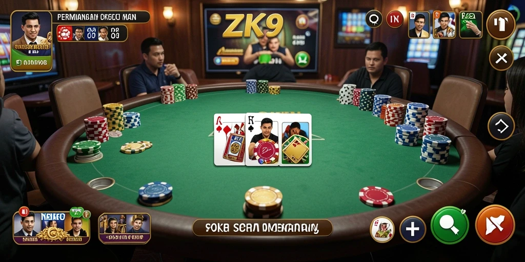 Tampilan gameplay ZK9 yang mengasyikkan dan menarik.